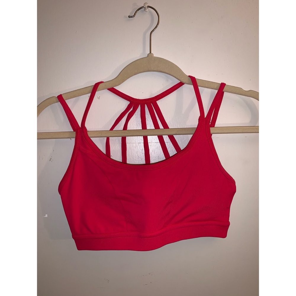Pink Sports Bra